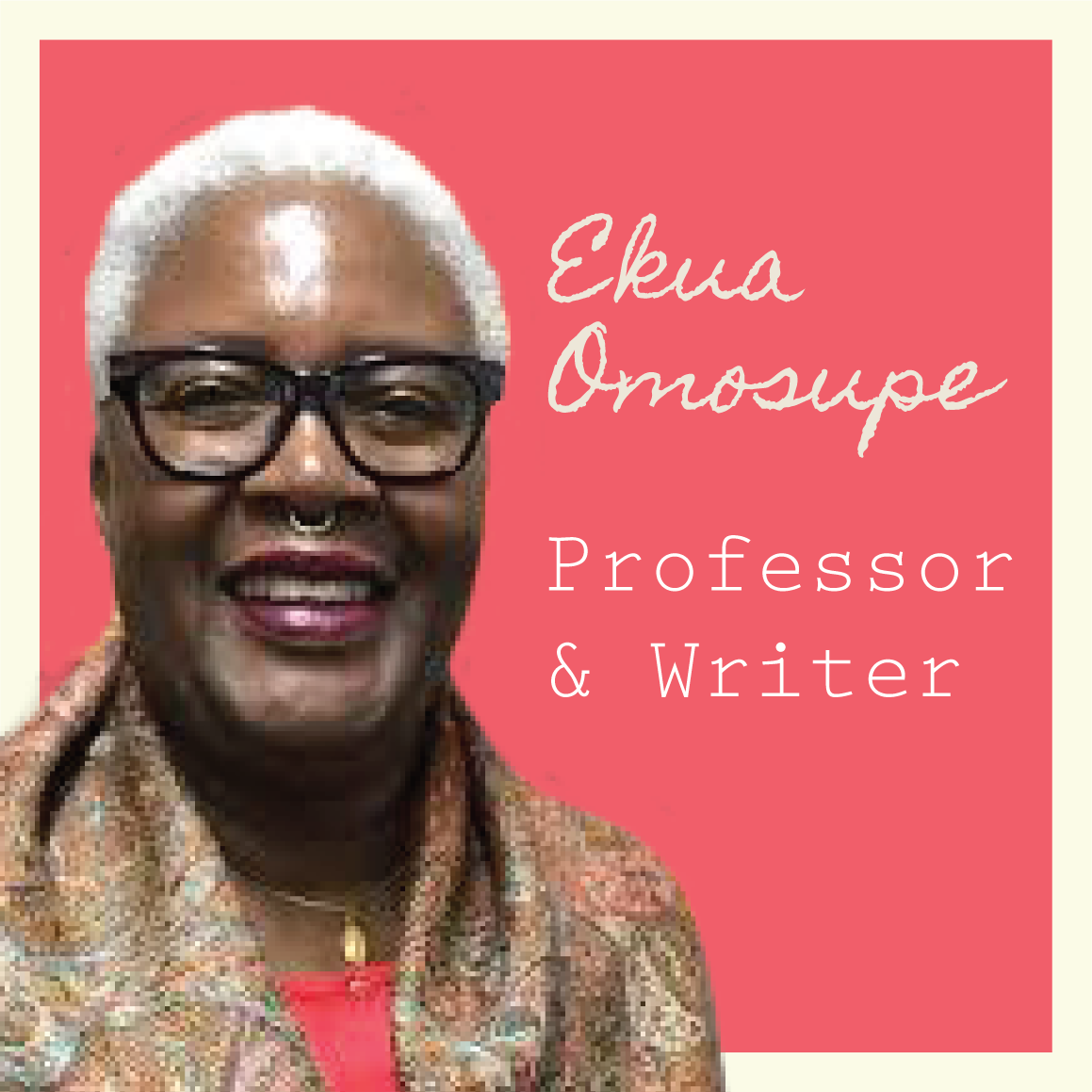 Ekua Omosupe: Professor & Writer